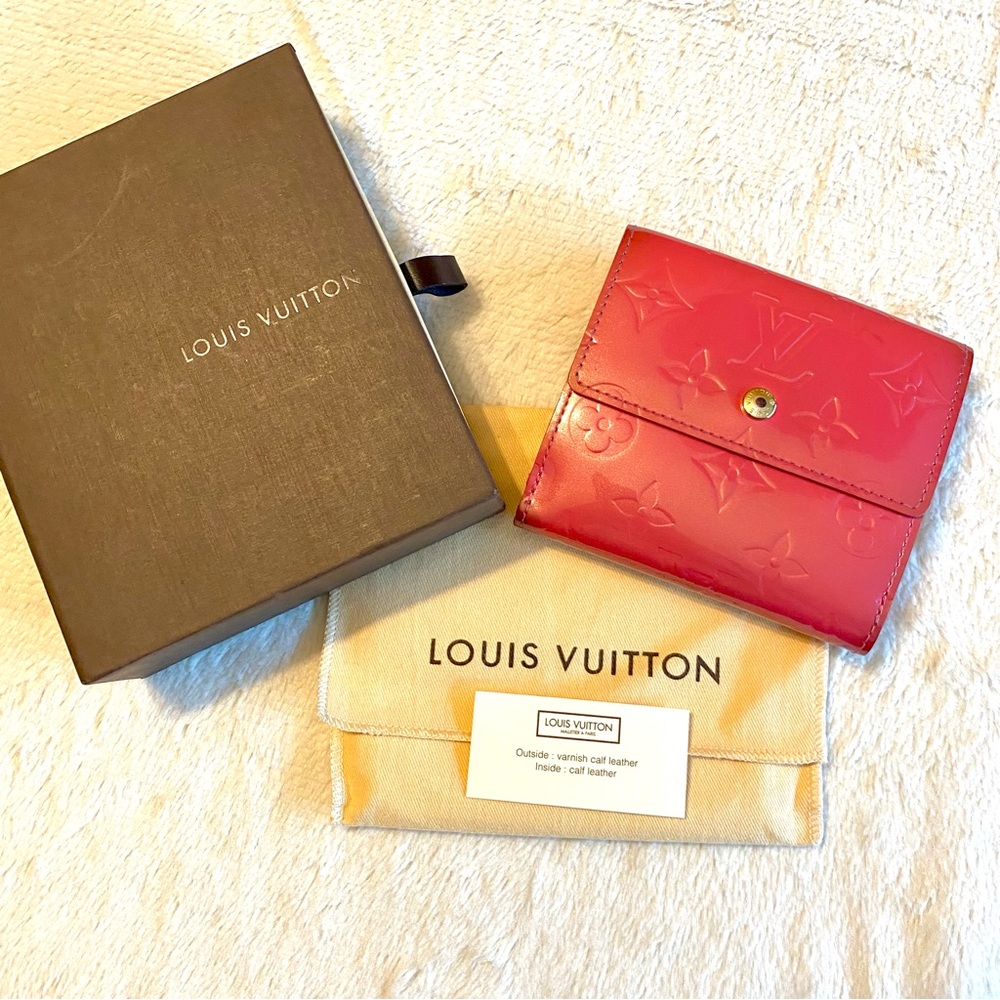Louis Vuitton Vernis Elise Comoact Wallet with Box/Dust cover included
